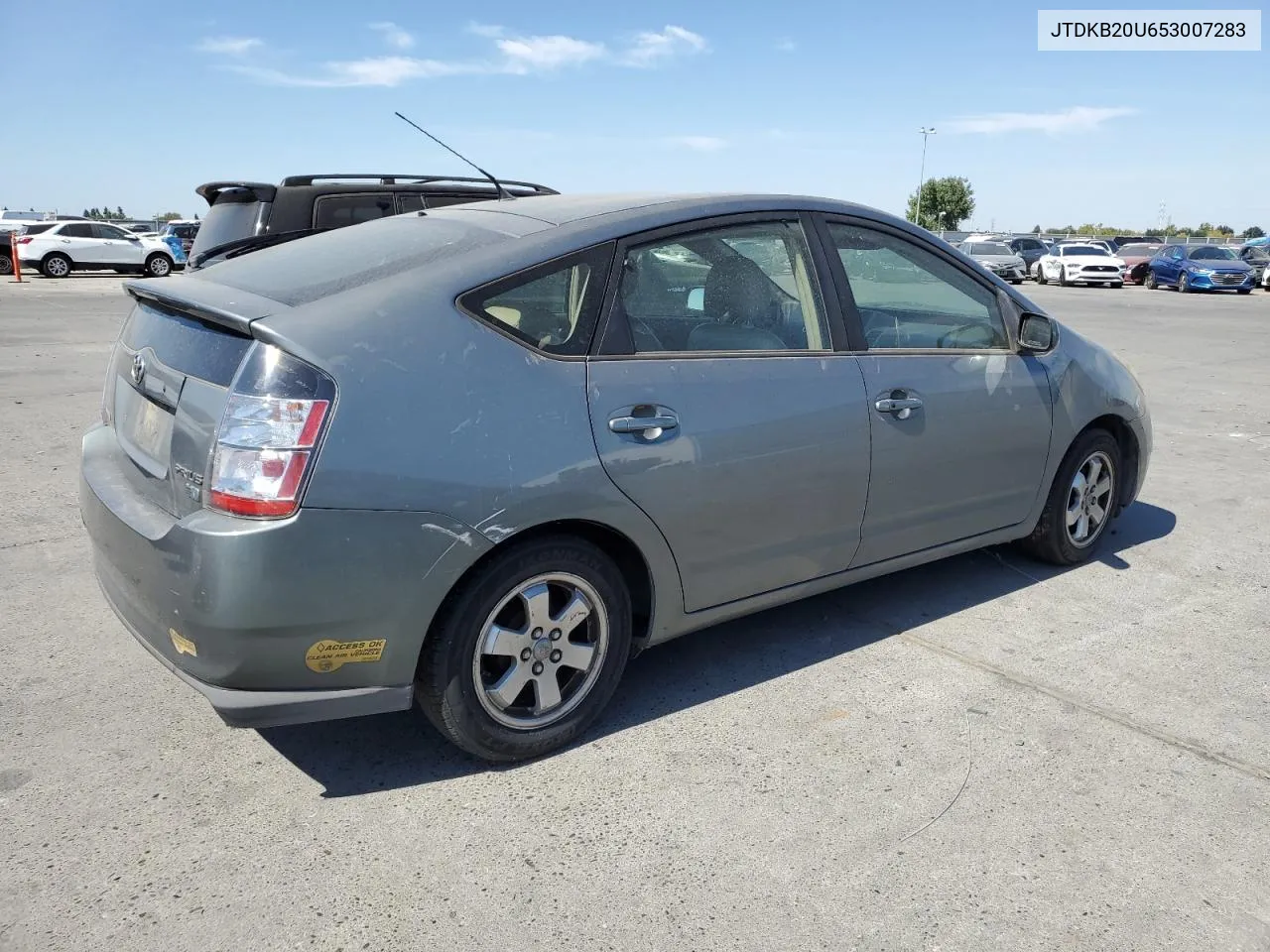 2005 Toyota Prius VIN: JTDKB20U653007283 Lot: 72289834