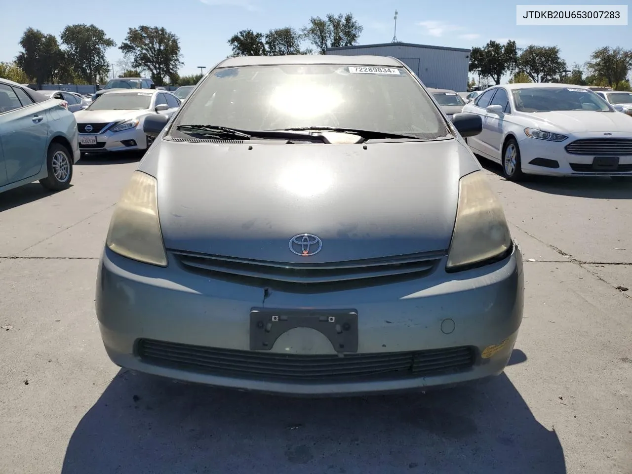 2005 Toyota Prius VIN: JTDKB20U653007283 Lot: 72289834