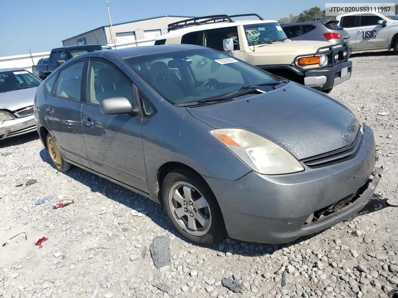 2005 Toyota Prius VIN: JTDKB20U553111957 Lot: 72321874