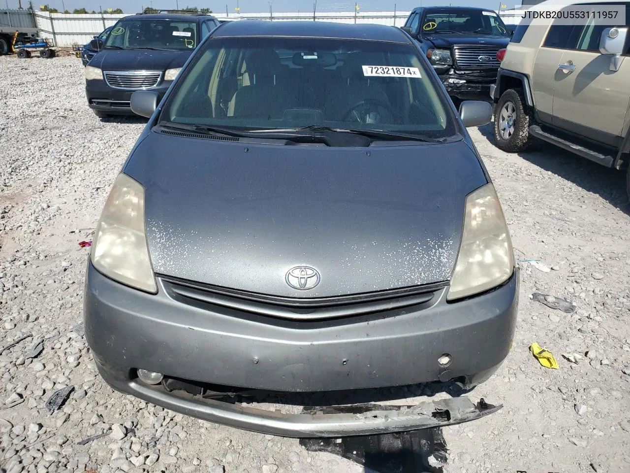 2005 Toyota Prius VIN: JTDKB20U553111957 Lot: 72321874