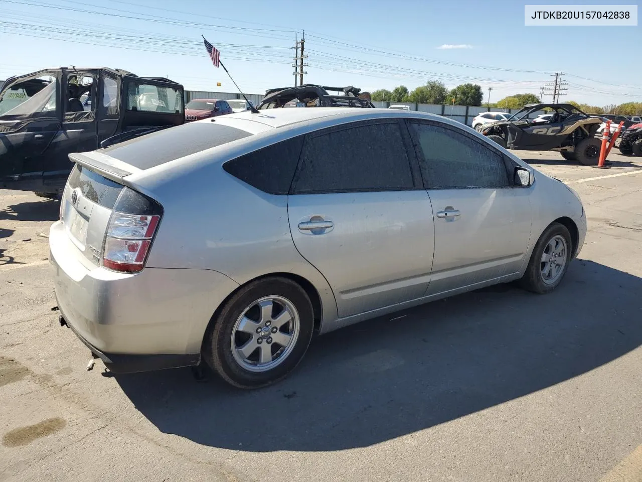 2005 Toyota Prius VIN: JTDKB20U157042838 Lot: 72418284