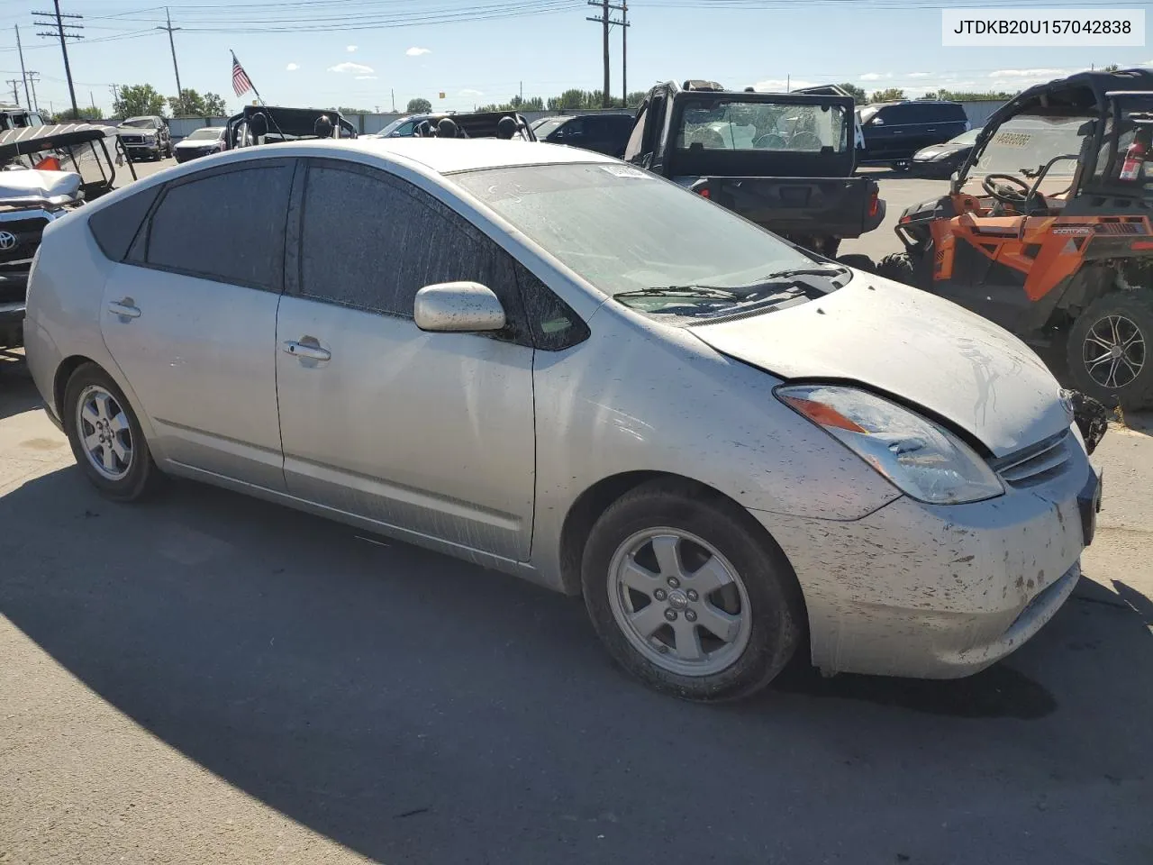 2005 Toyota Prius VIN: JTDKB20U157042838 Lot: 72418284