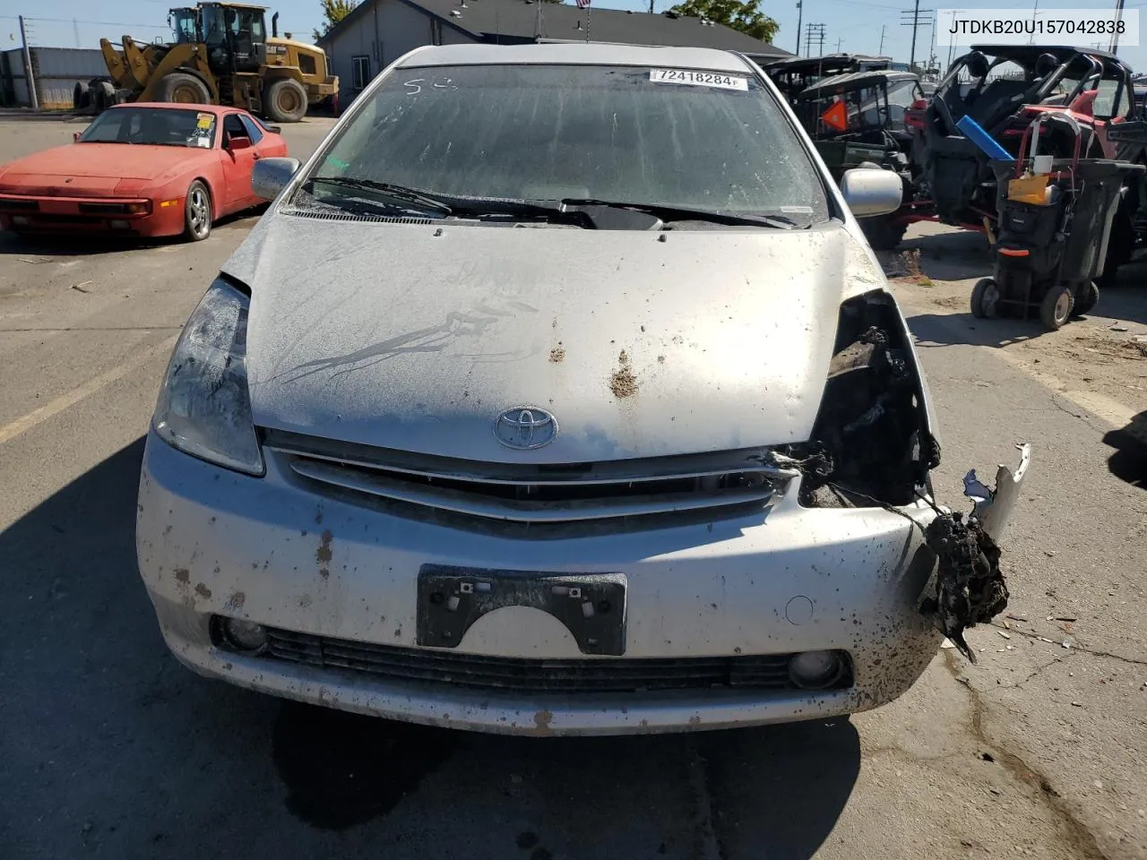 2005 Toyota Prius VIN: JTDKB20U157042838 Lot: 72418284