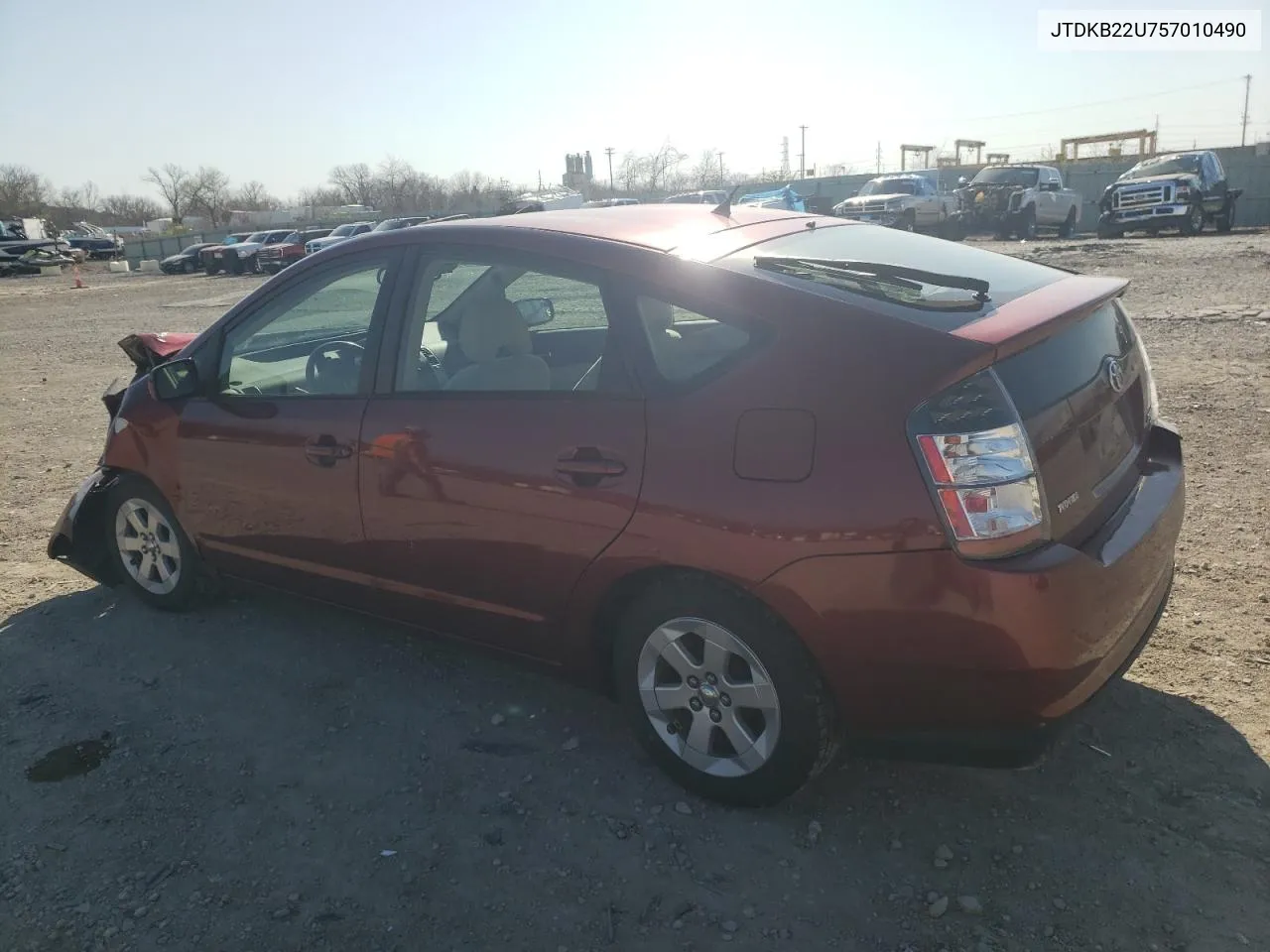 2005 Toyota Prius VIN: JTDKB22U757010490 Lot: 73309854