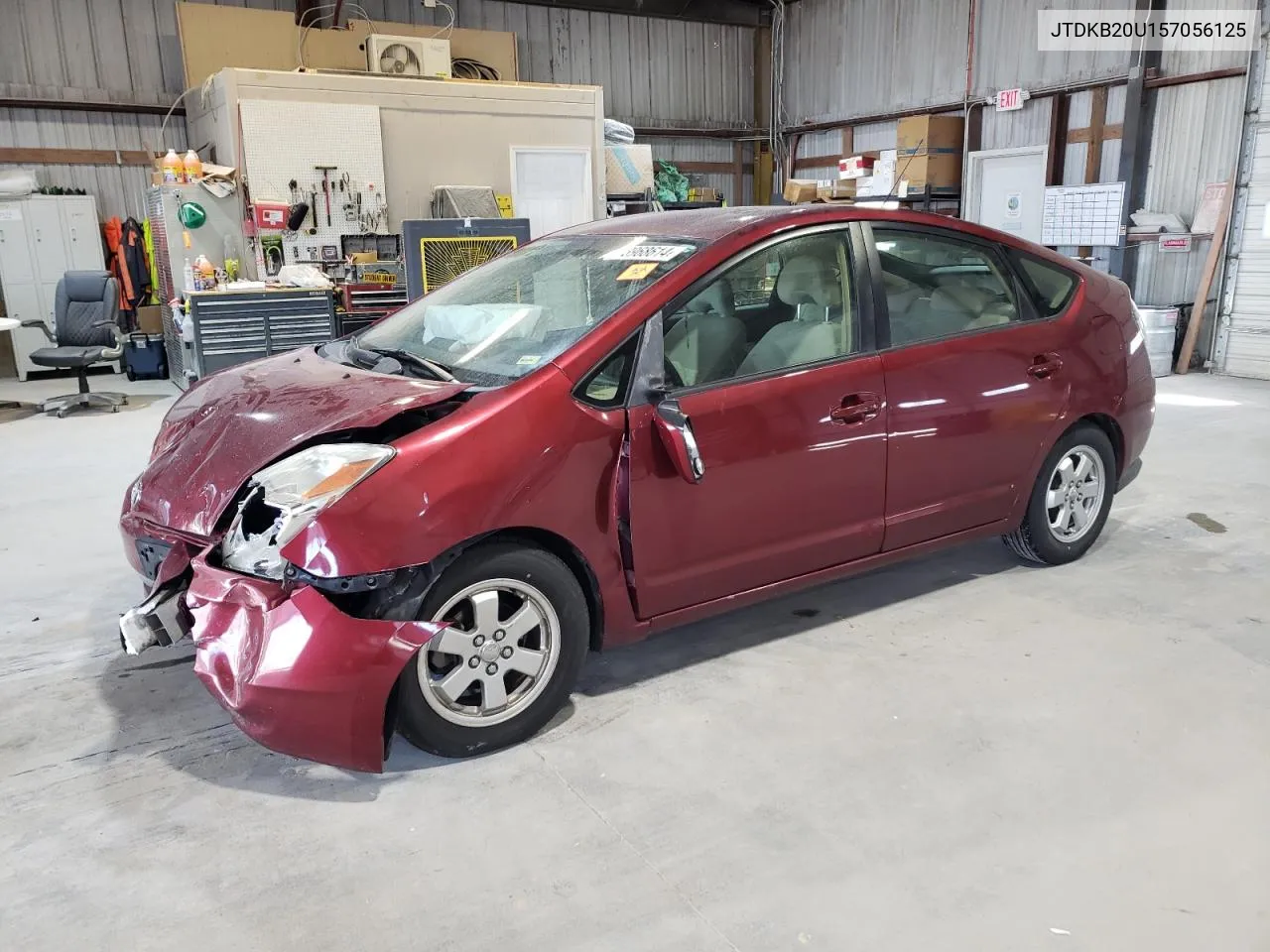 2005 Toyota Prius VIN: JTDKB20U157056125 Lot: 73968614