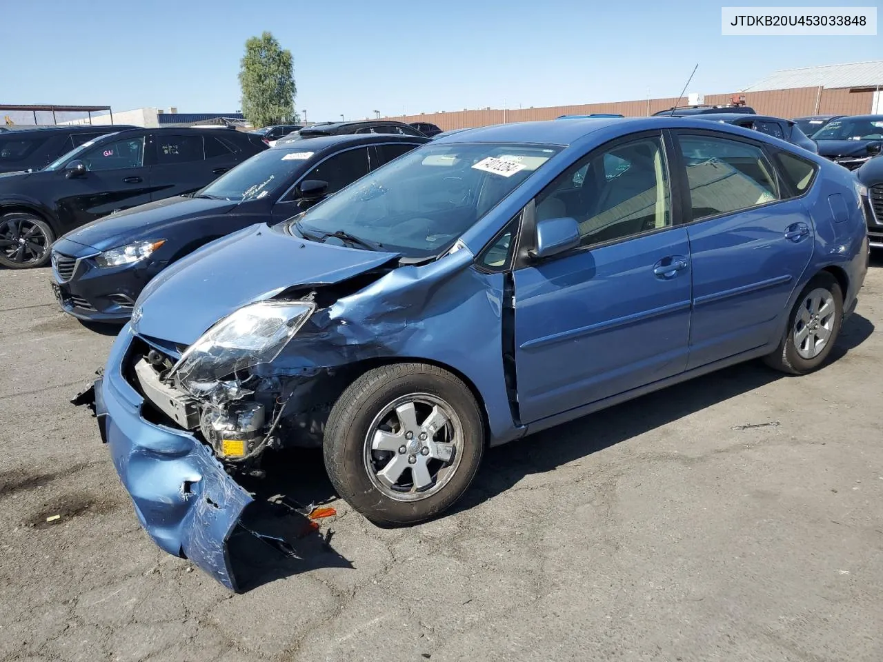 2005 Toyota Prius VIN: JTDKB20U453033848 Lot: 74013264