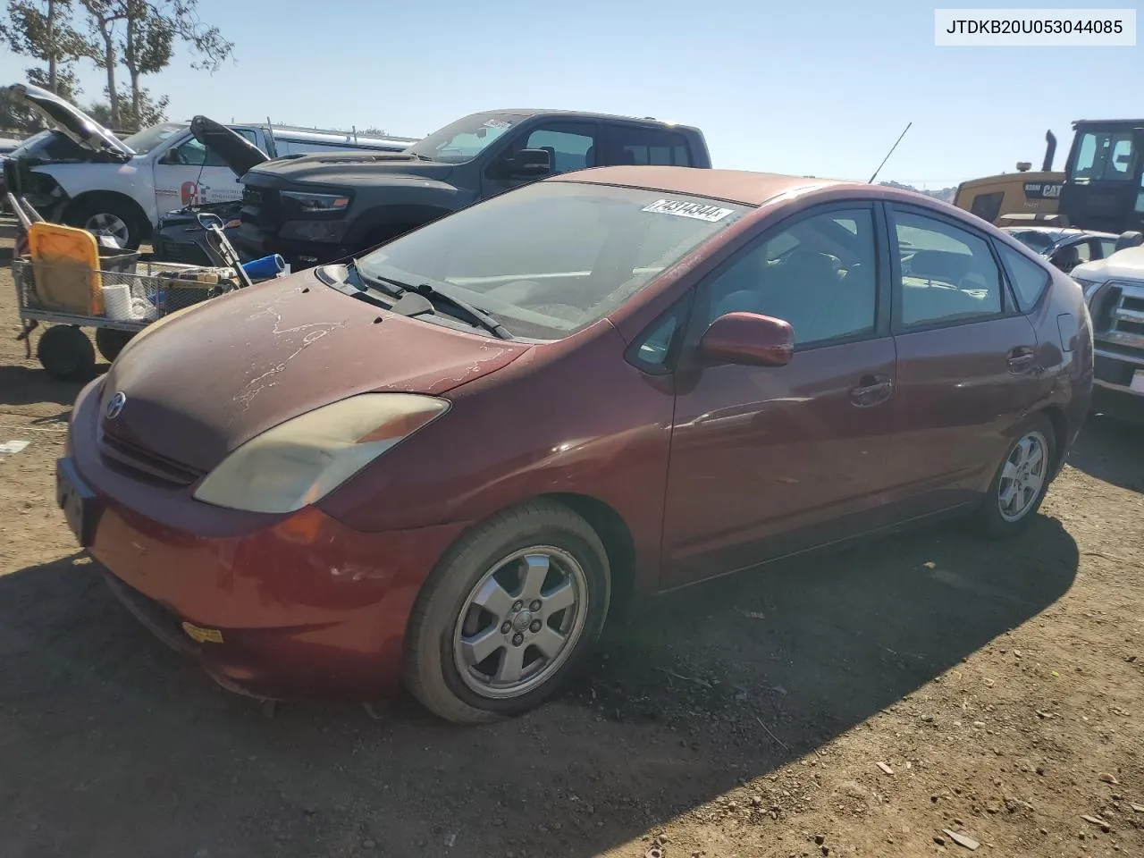 2005 Toyota Prius VIN: JTDKB20U053044085 Lot: 74314344