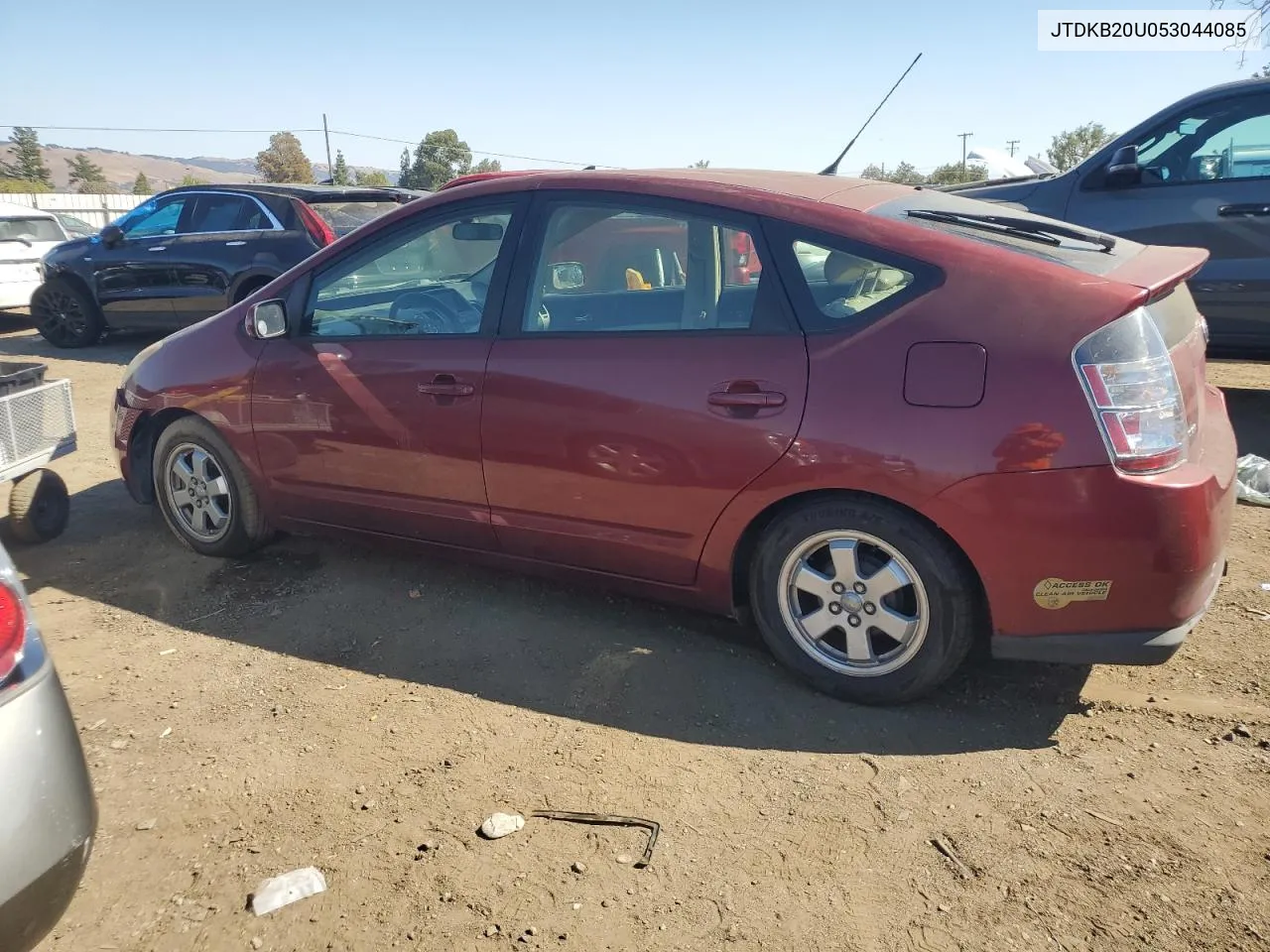 2005 Toyota Prius VIN: JTDKB20U053044085 Lot: 74314344