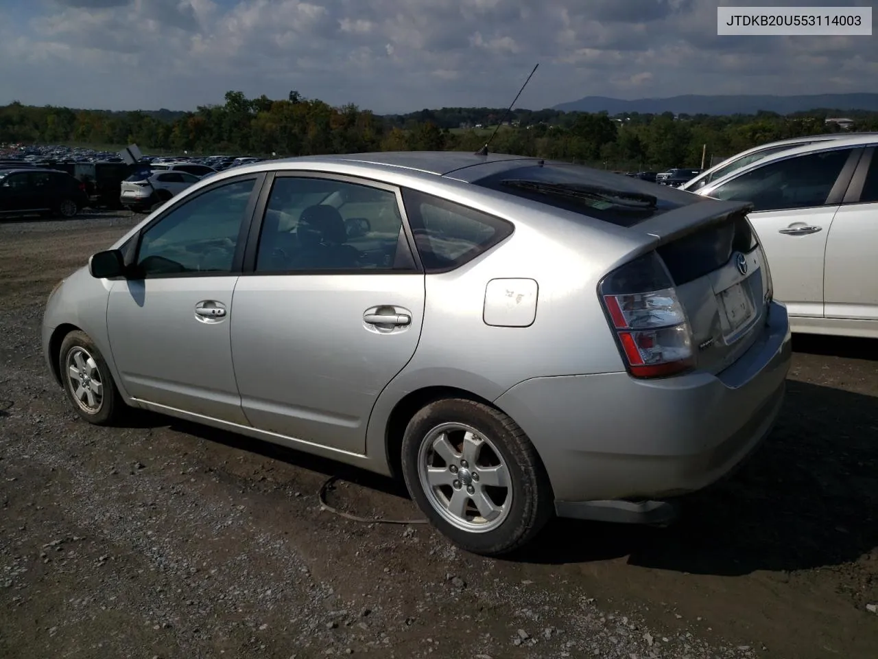 2005 Toyota Prius VIN: JTDKB20U553114003 Lot: 74502934