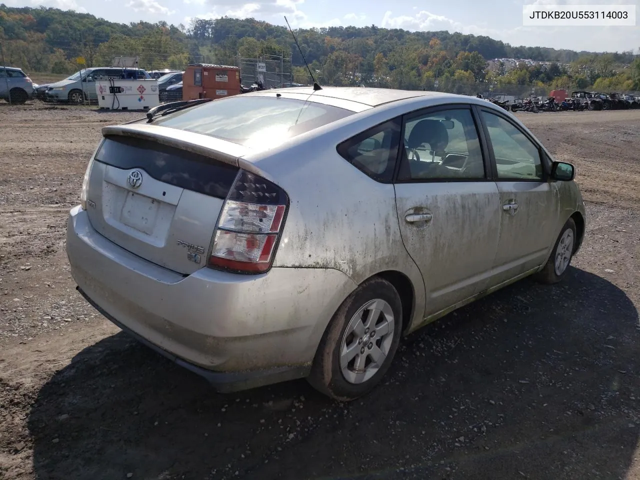 2005 Toyota Prius VIN: JTDKB20U553114003 Lot: 74502934