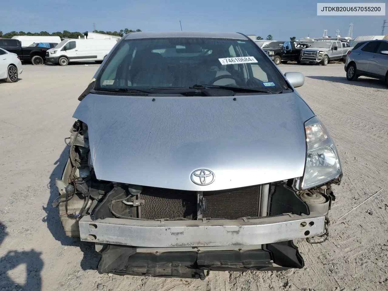 2005 Toyota Prius VIN: JTDKB20U657055200 Lot: 74610684