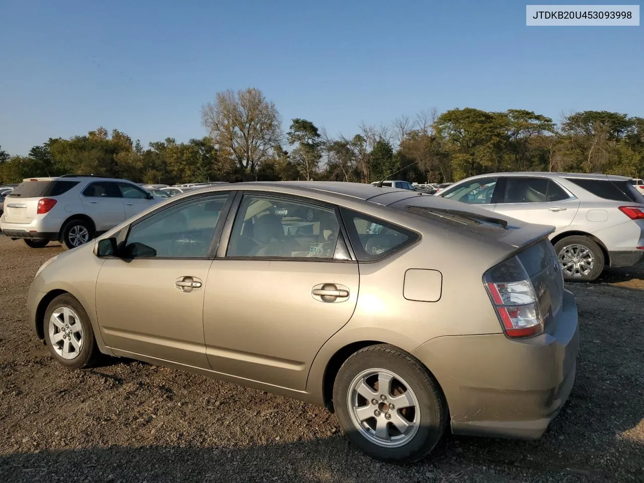 2005 Toyota Prius VIN: JTDKB20U453093998 Lot: 74834244