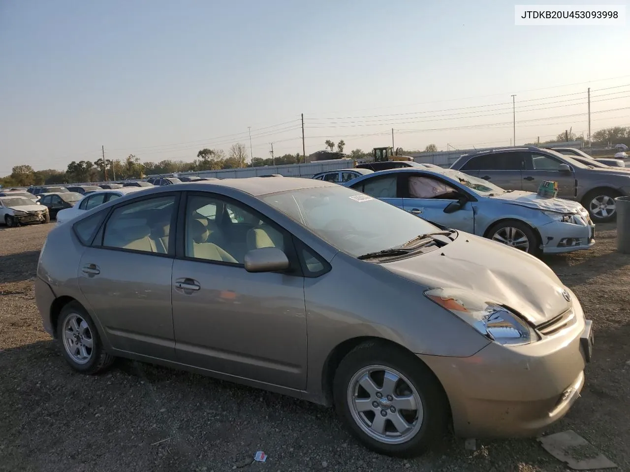 2005 Toyota Prius VIN: JTDKB20U453093998 Lot: 74834244