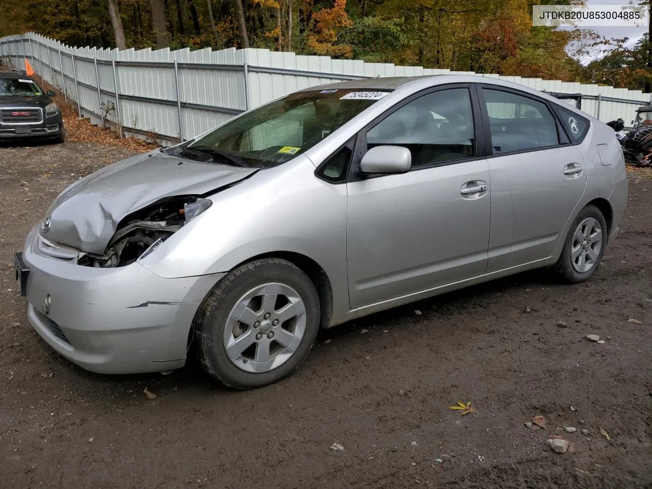 2005 Toyota Prius VIN: JTDKB20U853004885 Lot: 75345224