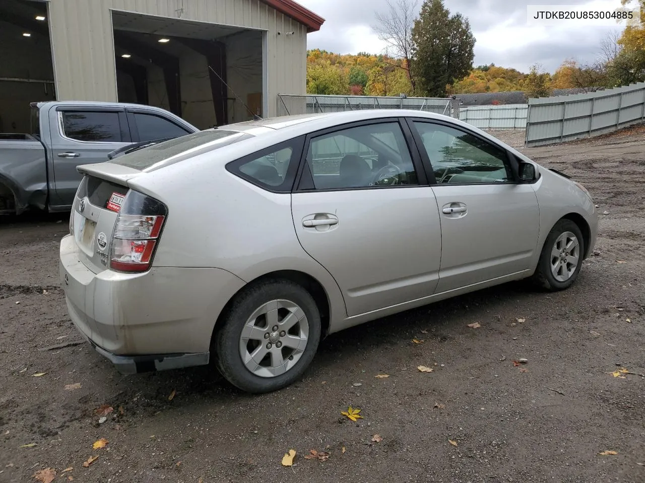 2005 Toyota Prius VIN: JTDKB20U853004885 Lot: 75345224