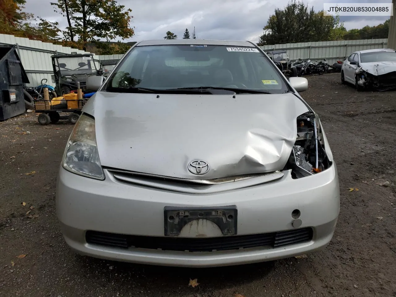 2005 Toyota Prius VIN: JTDKB20U853004885 Lot: 75345224