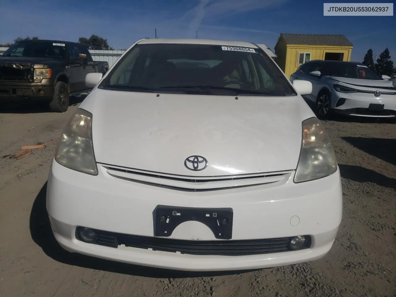 2005 Toyota Prius VIN: JTDKB20U553062937 Lot: 75368654