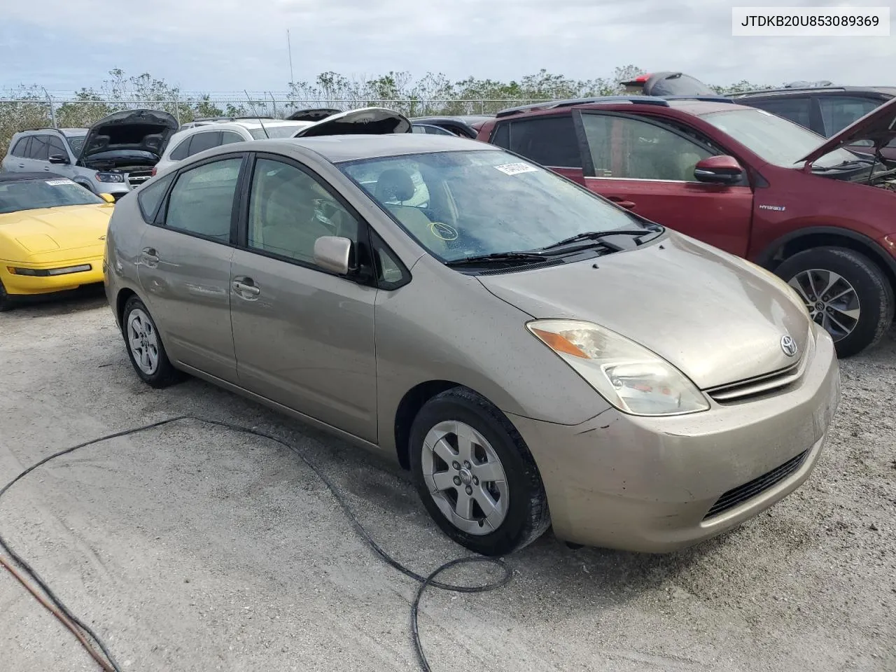 2005 Toyota Prius VIN: JTDKB20U853089369 Lot: 75407894