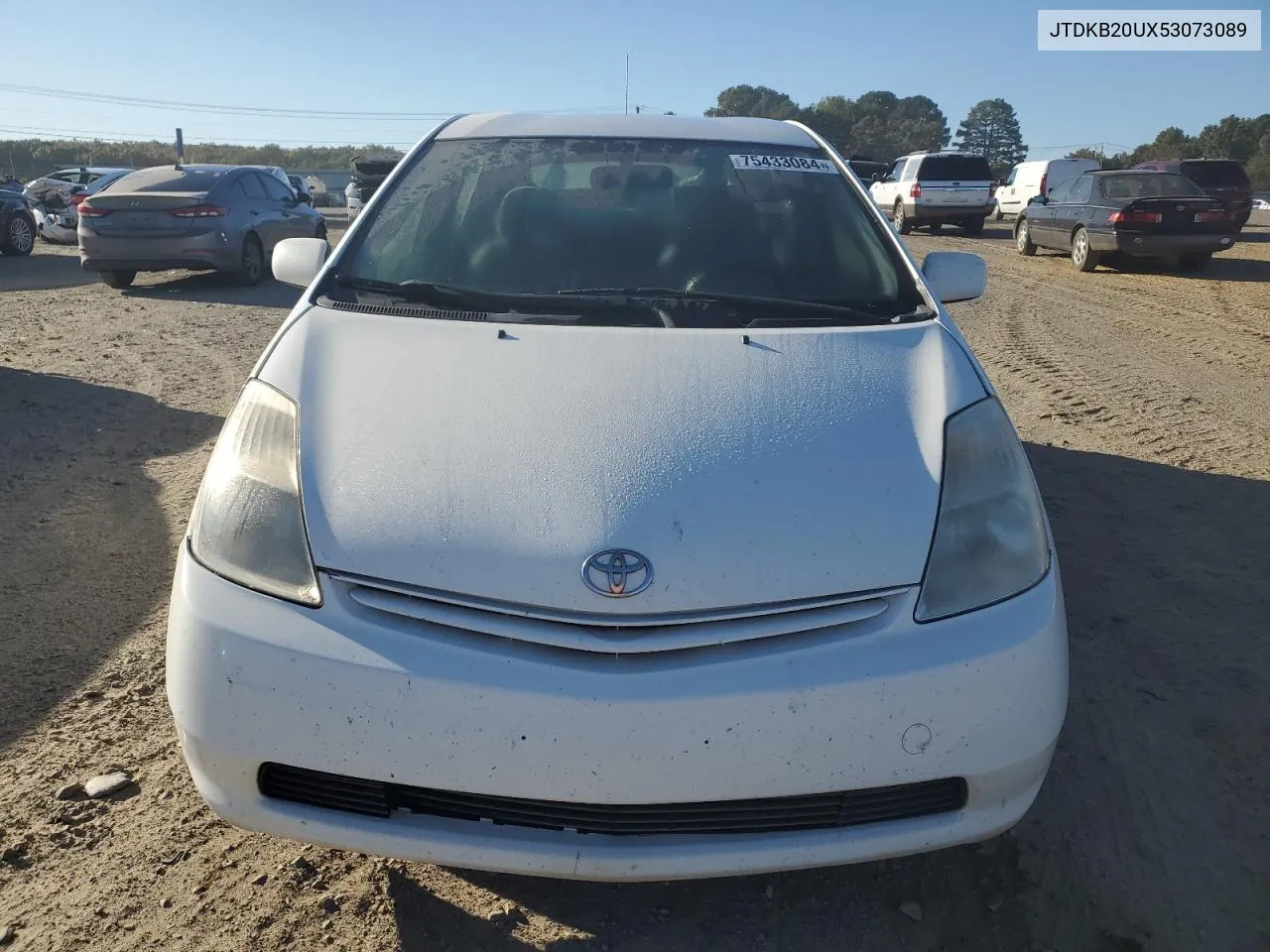 2005 Toyota Prius VIN: JTDKB20UX53073089 Lot: 75433084