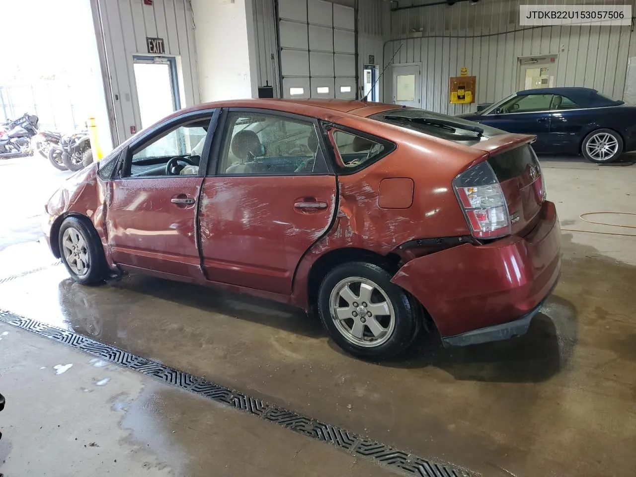 2005 Toyota Prius VIN: JTDKB22U153057506 Lot: 75614384