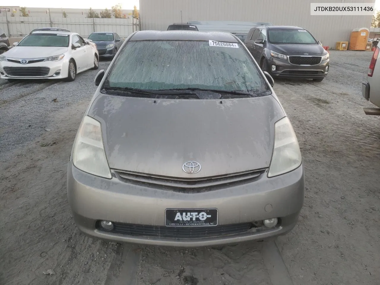 2005 Toyota Prius VIN: JTDKB20UX53111436 Lot: 75626084