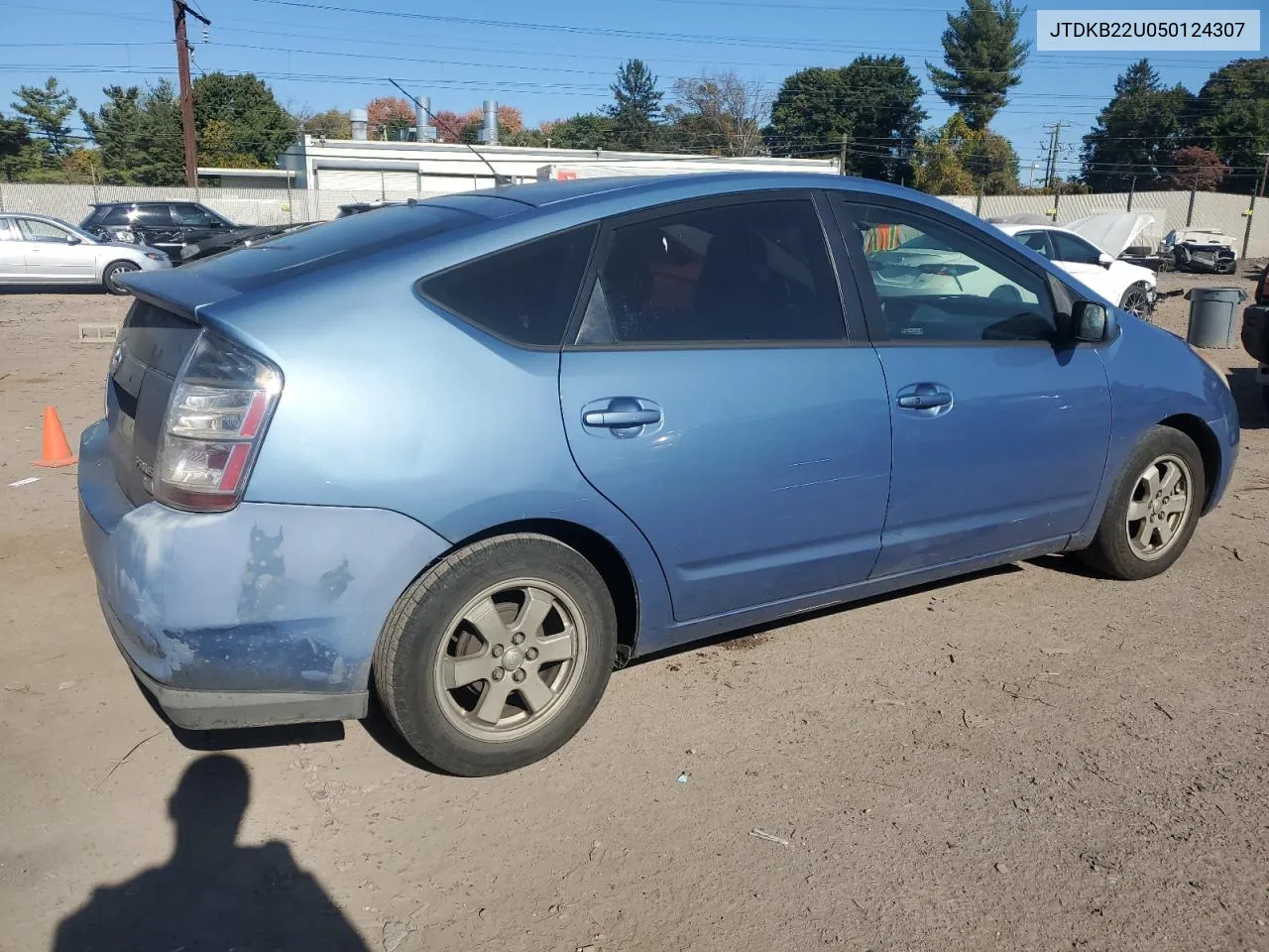 2005 Toyota Prius VIN: JTDKB22U050124307 Lot: 75723884