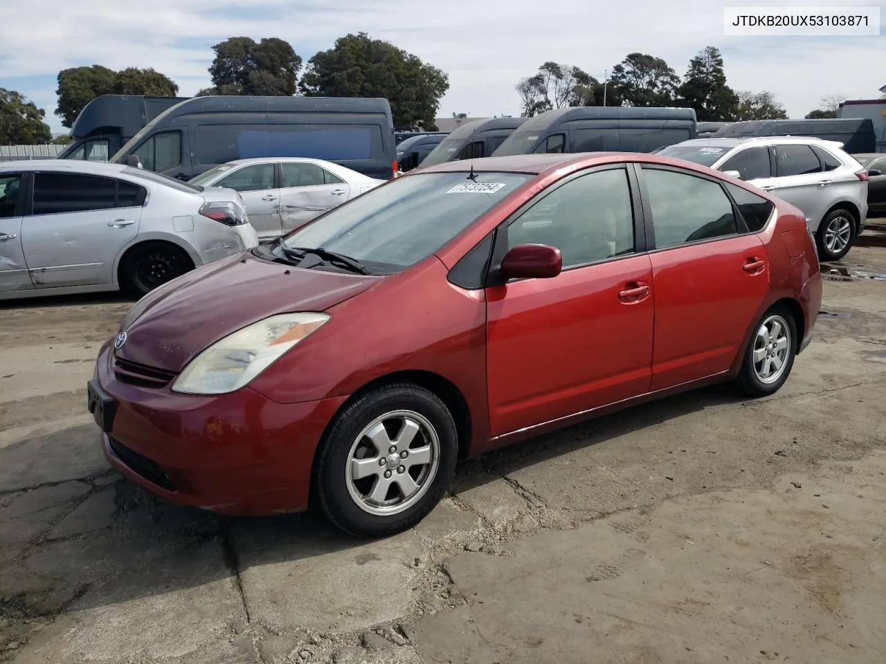 2005 Toyota Prius VIN: JTDKB20UX53103871 Lot: 75737254