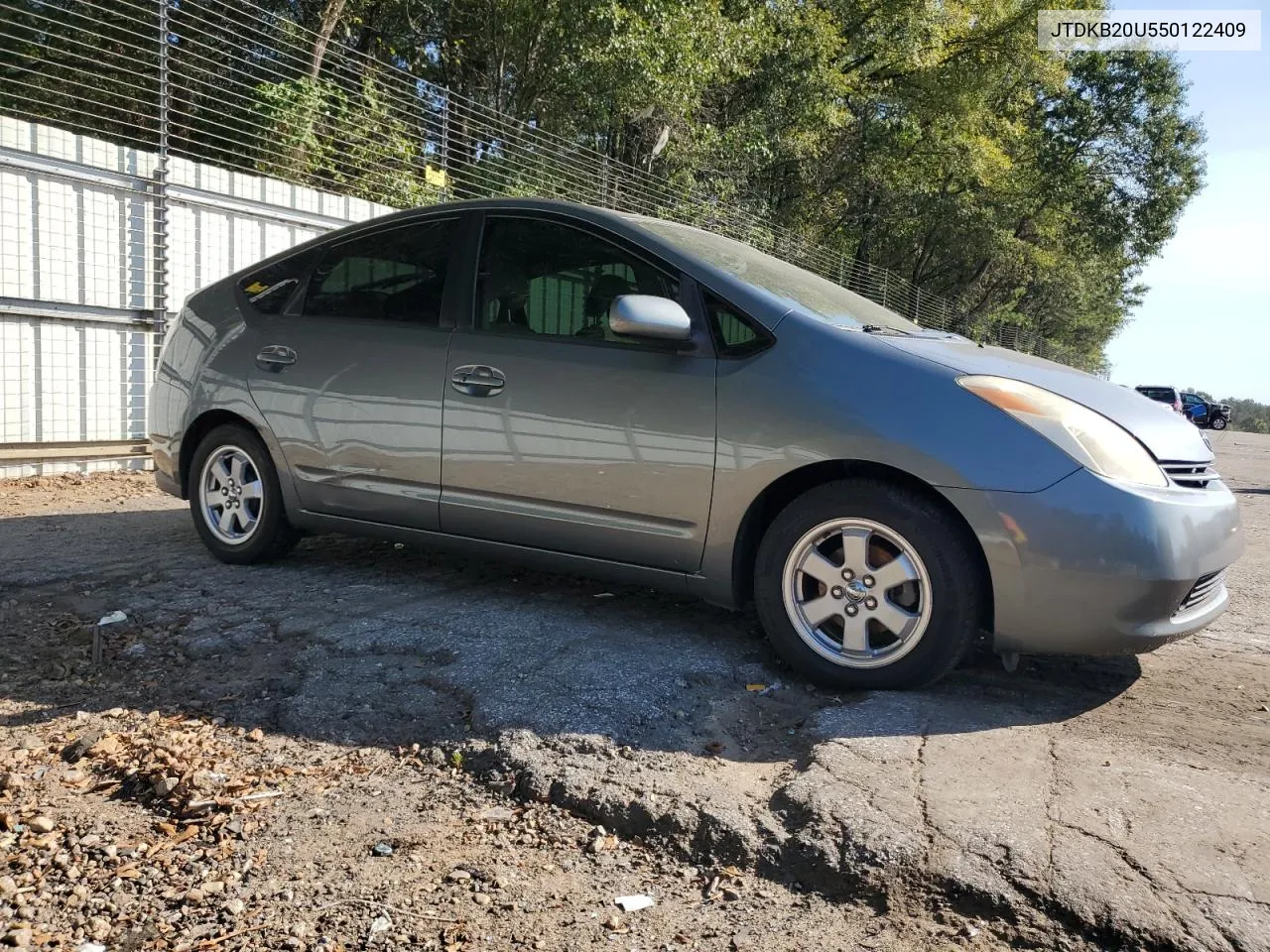 2005 Toyota Prius VIN: JTDKB20U550122409 Lot: 75770104