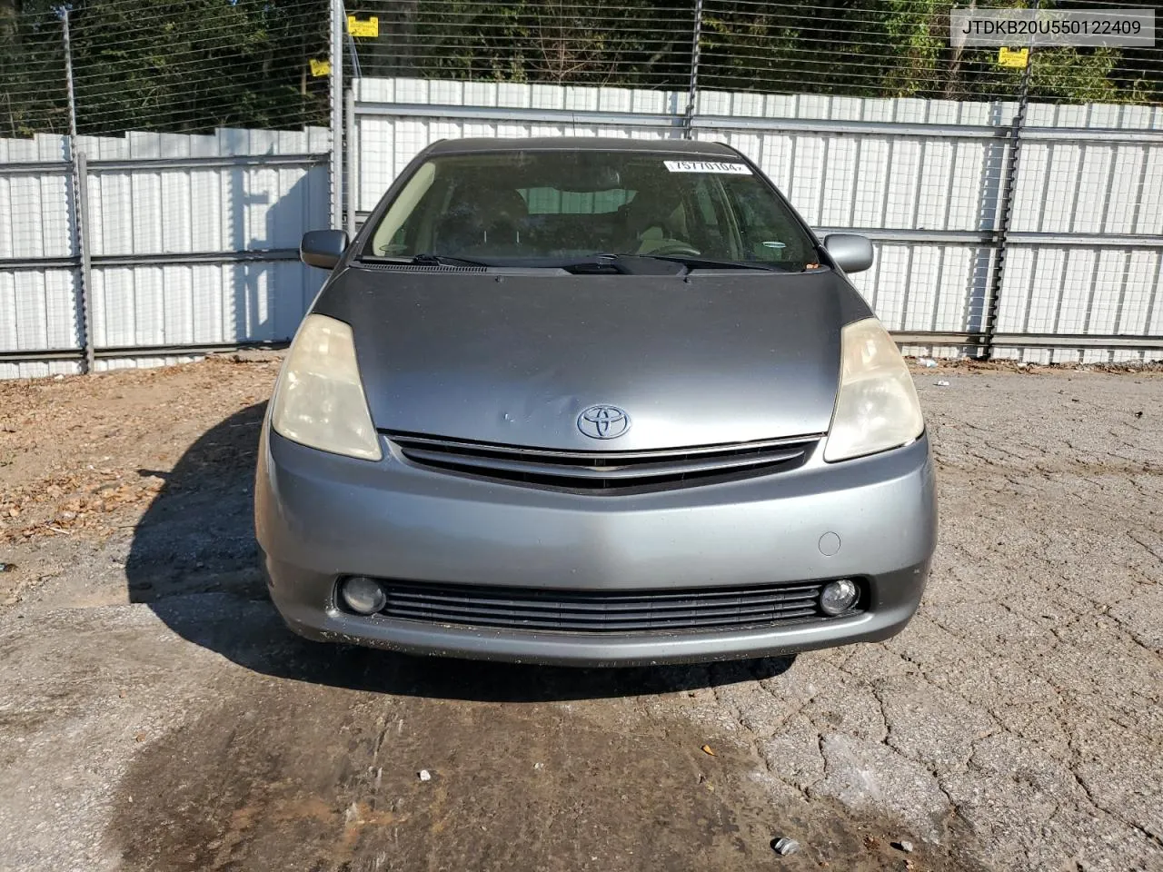 2005 Toyota Prius VIN: JTDKB20U550122409 Lot: 75770104