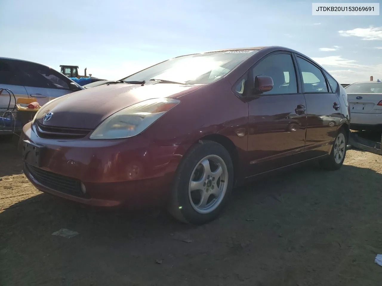 2005 Toyota Prius VIN: JTDKB20U153069691 Lot: 75865544