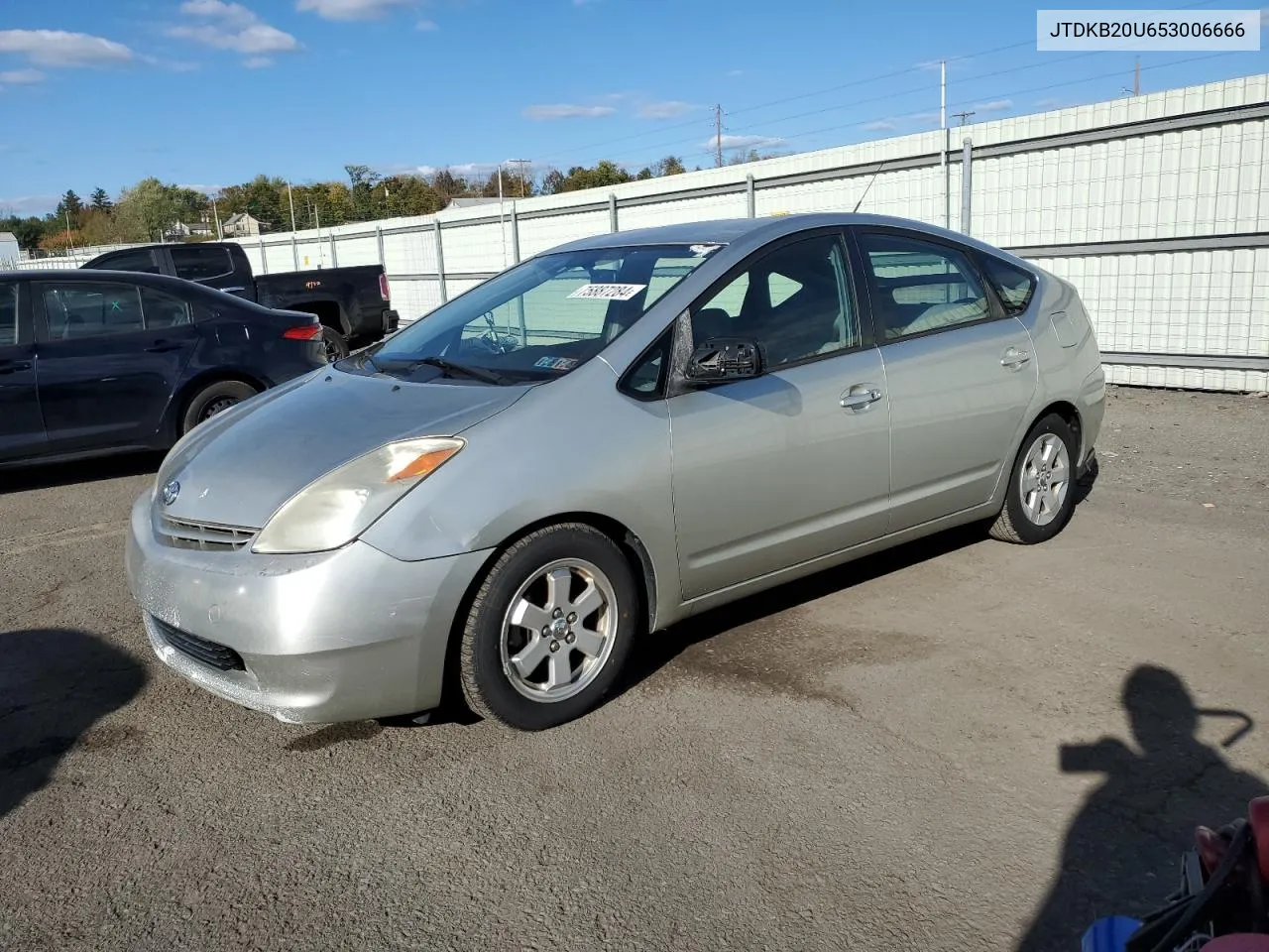 2005 Toyota Prius VIN: JTDKB20U653006666 Lot: 75887284