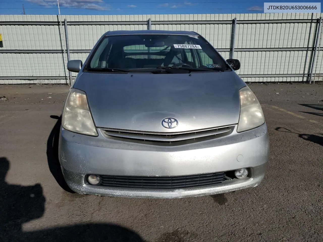 2005 Toyota Prius VIN: JTDKB20U653006666 Lot: 75887284