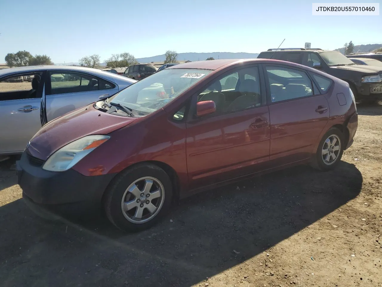 2005 Toyota Prius VIN: JTDKB20U557010460 Lot: 76037264