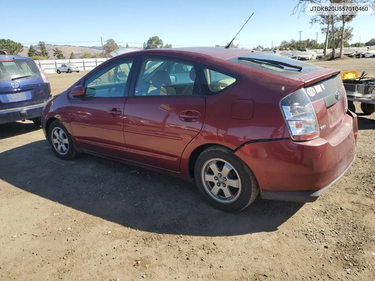 2005 Toyota Prius VIN: JTDKB20U557010460 Lot: 76037264