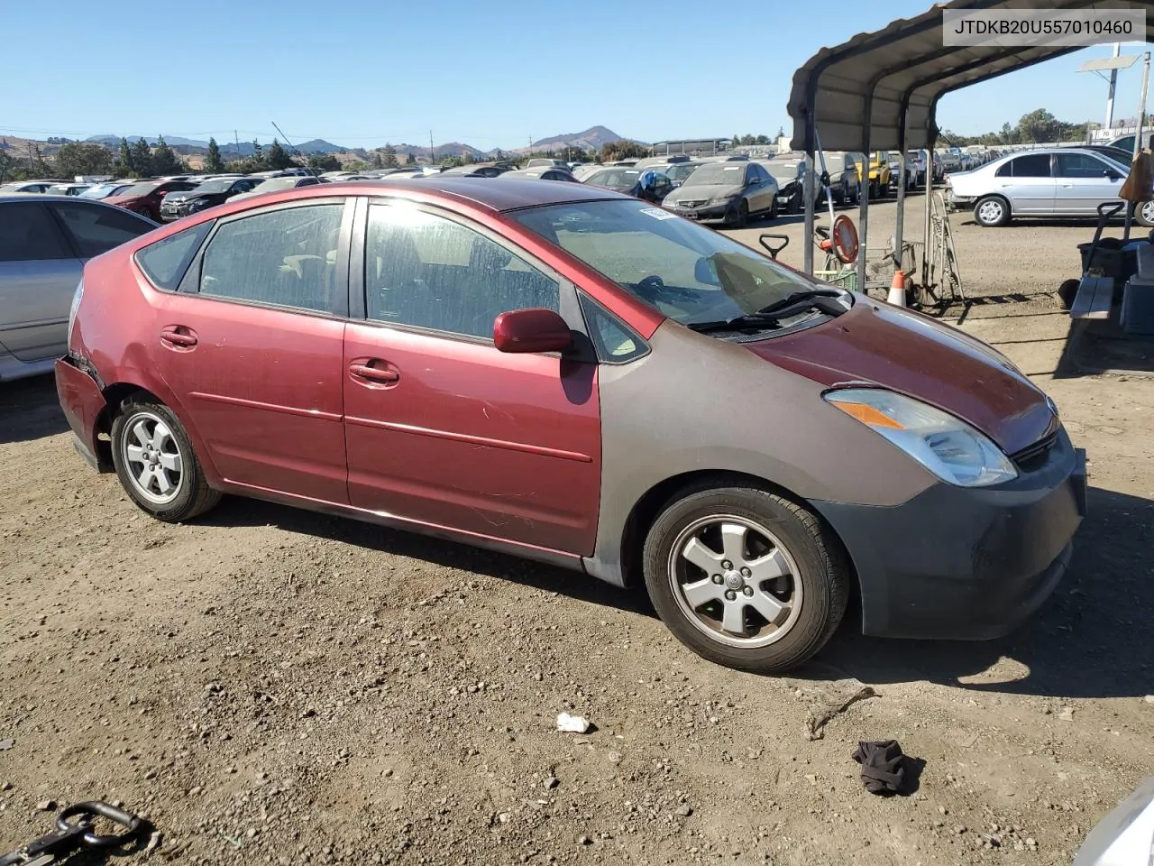 2005 Toyota Prius VIN: JTDKB20U557010460 Lot: 76037264