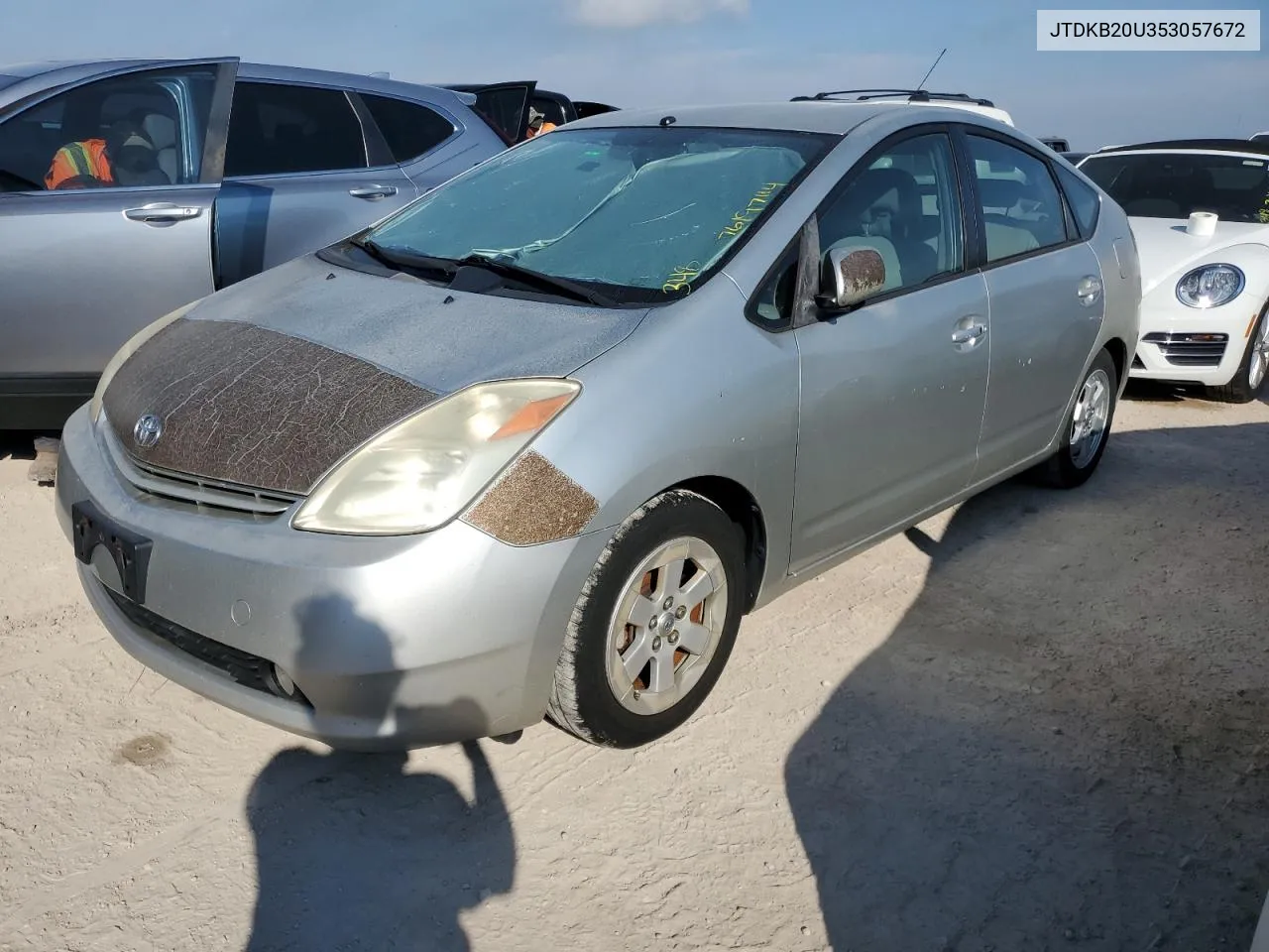 2005 Toyota Prius VIN: JTDKB20U353057672 Lot: 76197114