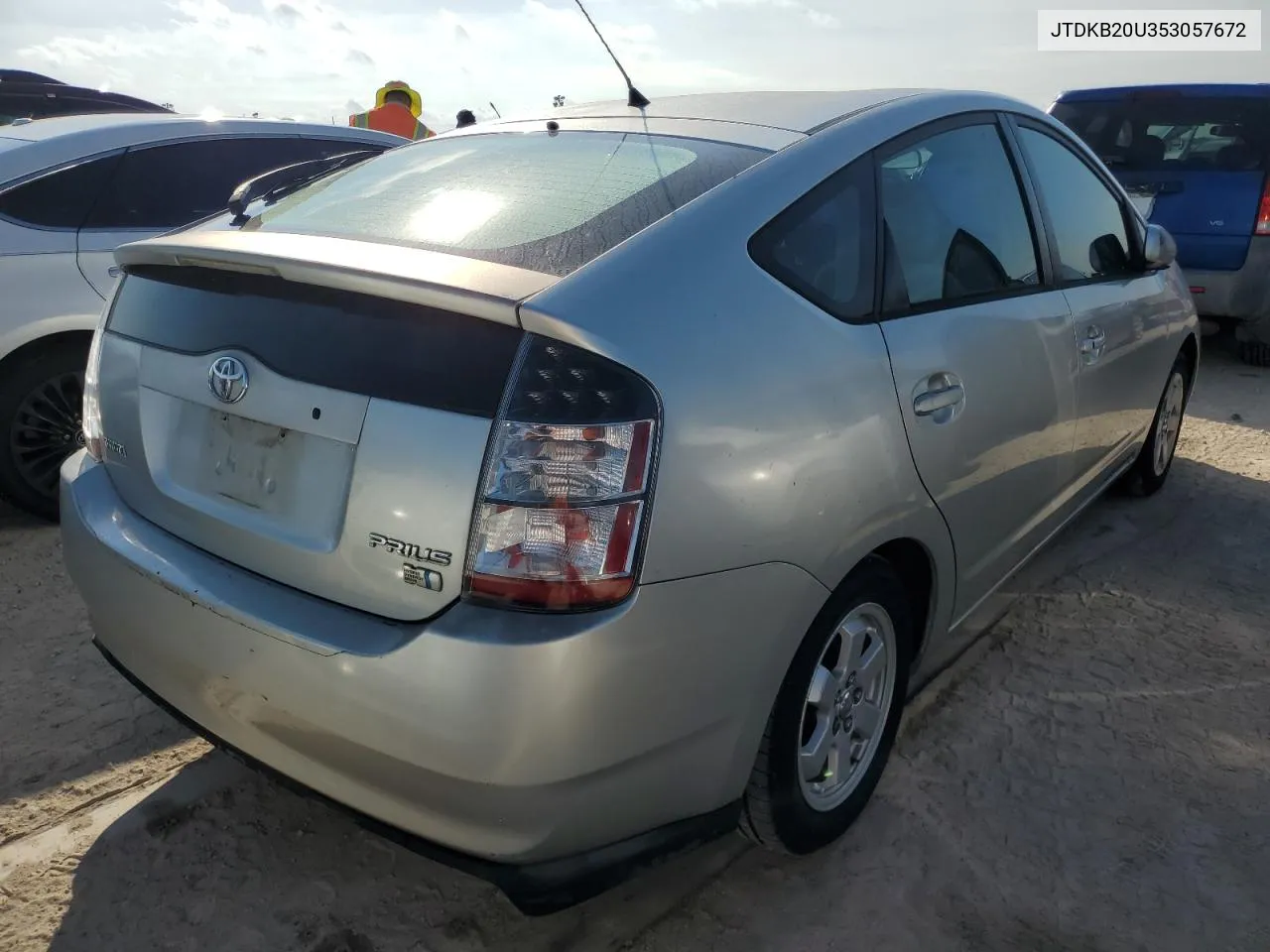 2005 Toyota Prius VIN: JTDKB20U353057672 Lot: 76197114