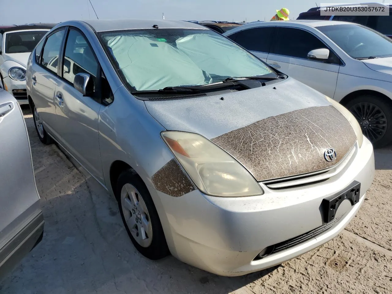 2005 Toyota Prius VIN: JTDKB20U353057672 Lot: 76197114