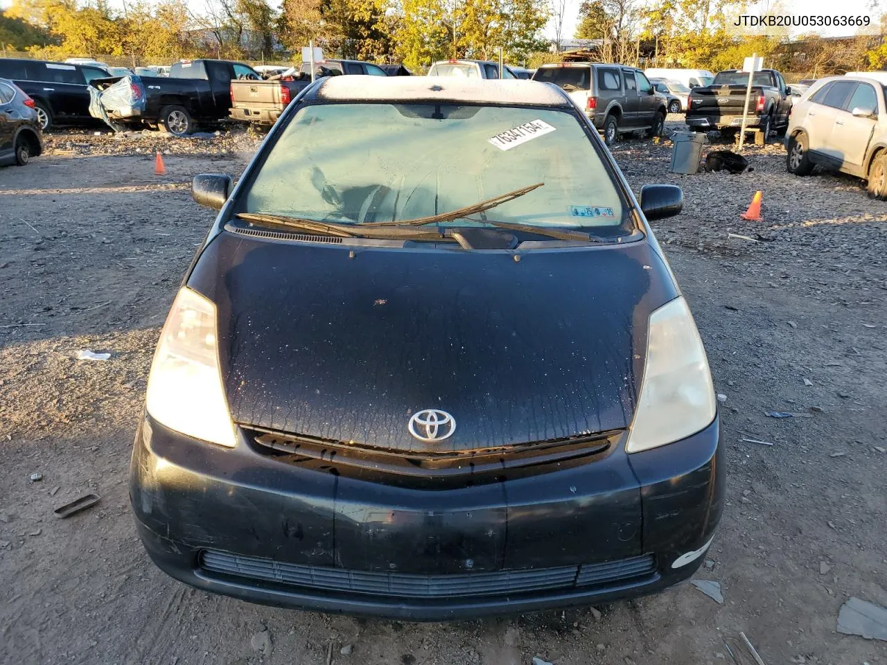 2005 Toyota Prius VIN: JTDKB20U053063669 Lot: 76347154