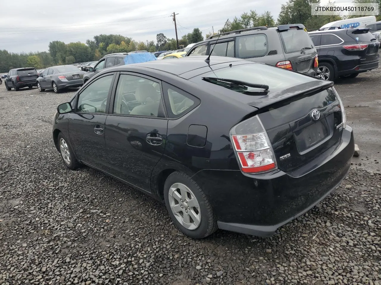 2005 Toyota Prius VIN: JTDKB20U450118769 Lot: 76835214