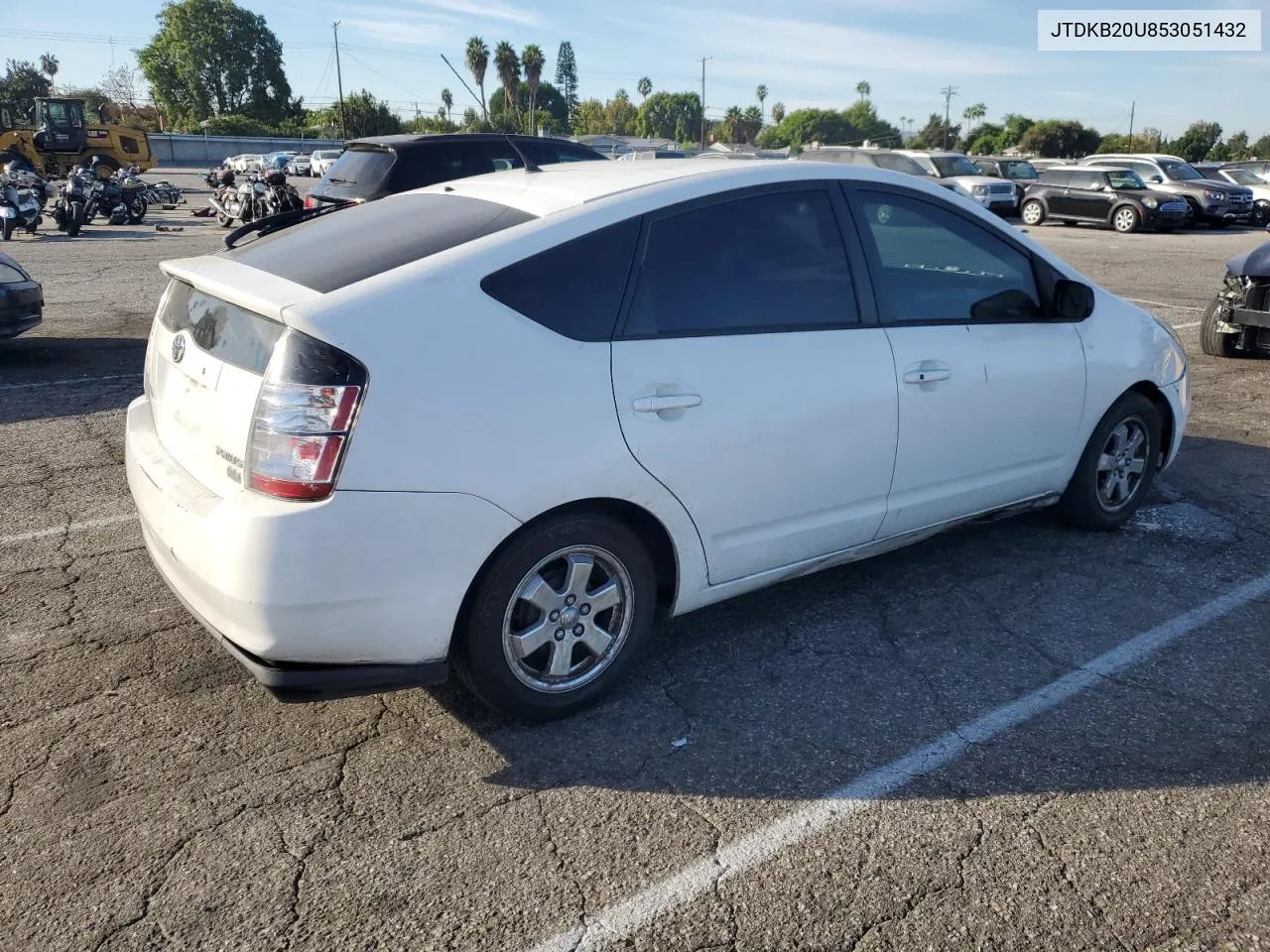 2005 Toyota Prius VIN: JTDKB20U853051432 Lot: 77129104