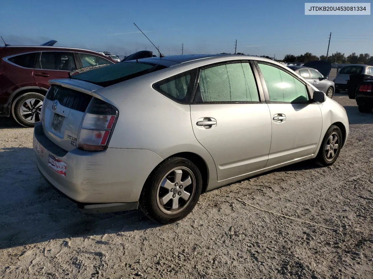 2005 Toyota Prius VIN: JTDKB20U453081334 Lot: 77274984