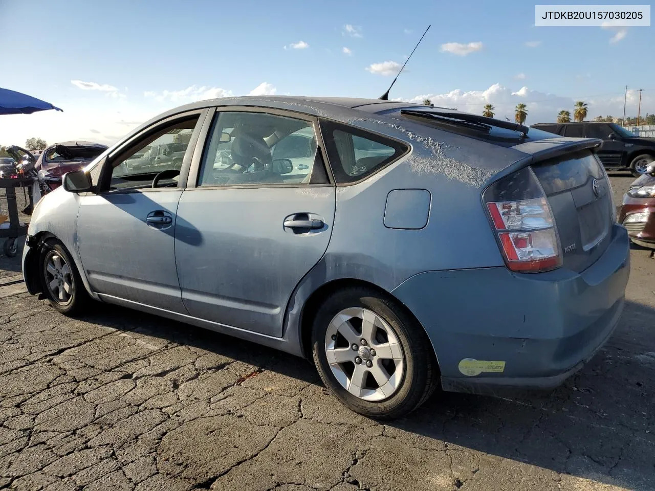 2005 Toyota Prius VIN: JTDKB20U157030205 Lot: 77449944