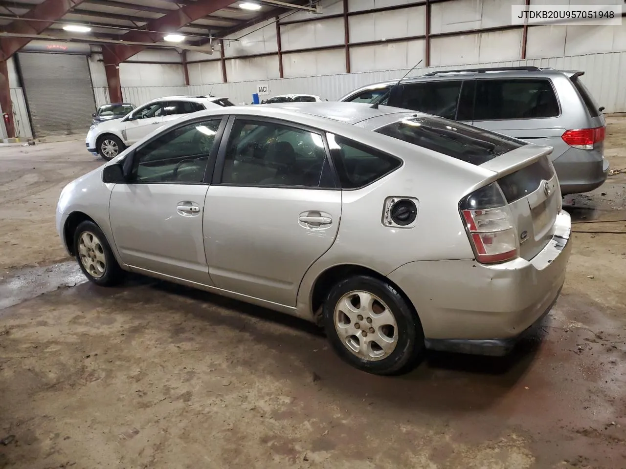 2005 Toyota Prius VIN: JTDKB20U957051948 Lot: 78004074