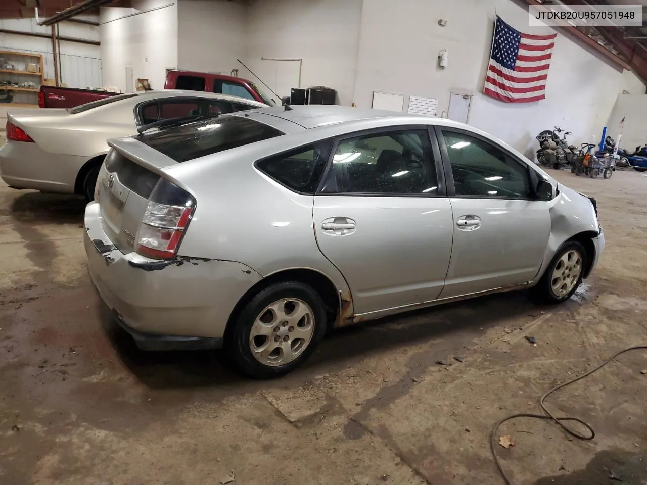 2005 Toyota Prius VIN: JTDKB20U957051948 Lot: 78004074