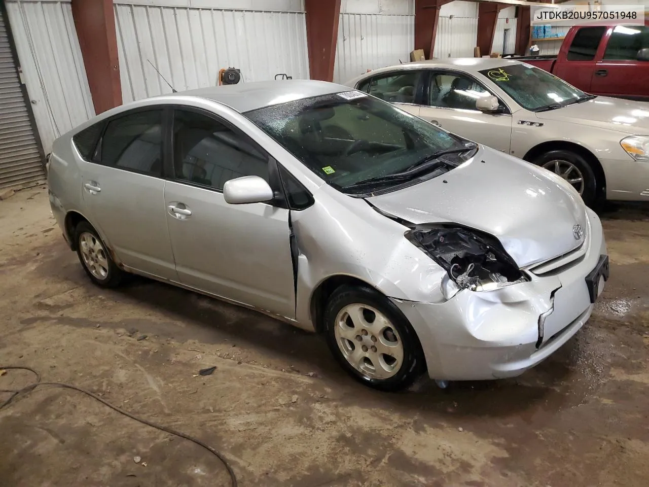 2005 Toyota Prius VIN: JTDKB20U957051948 Lot: 78004074