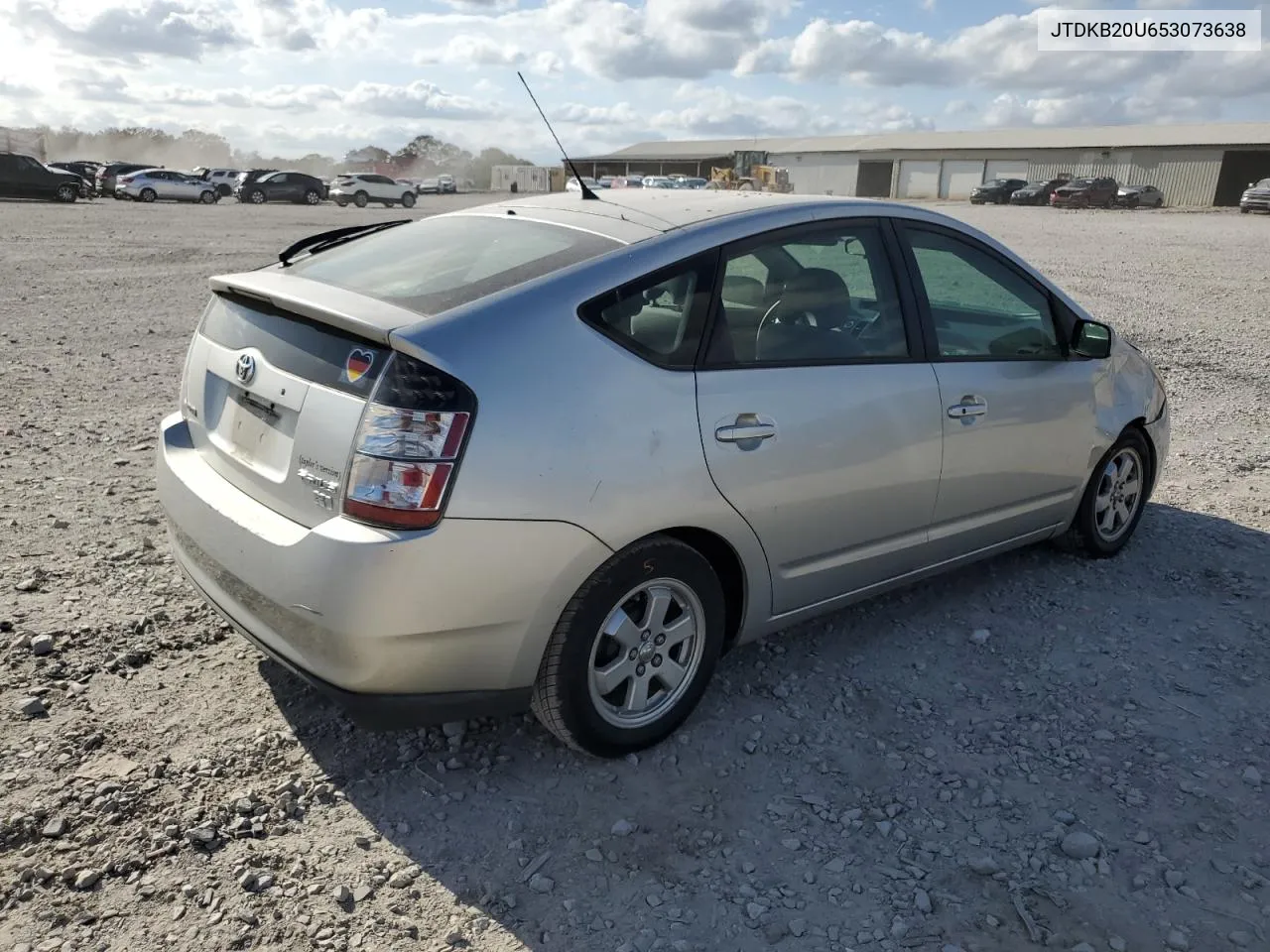 2005 Toyota Prius VIN: JTDKB20U653073638 Lot: 78609834