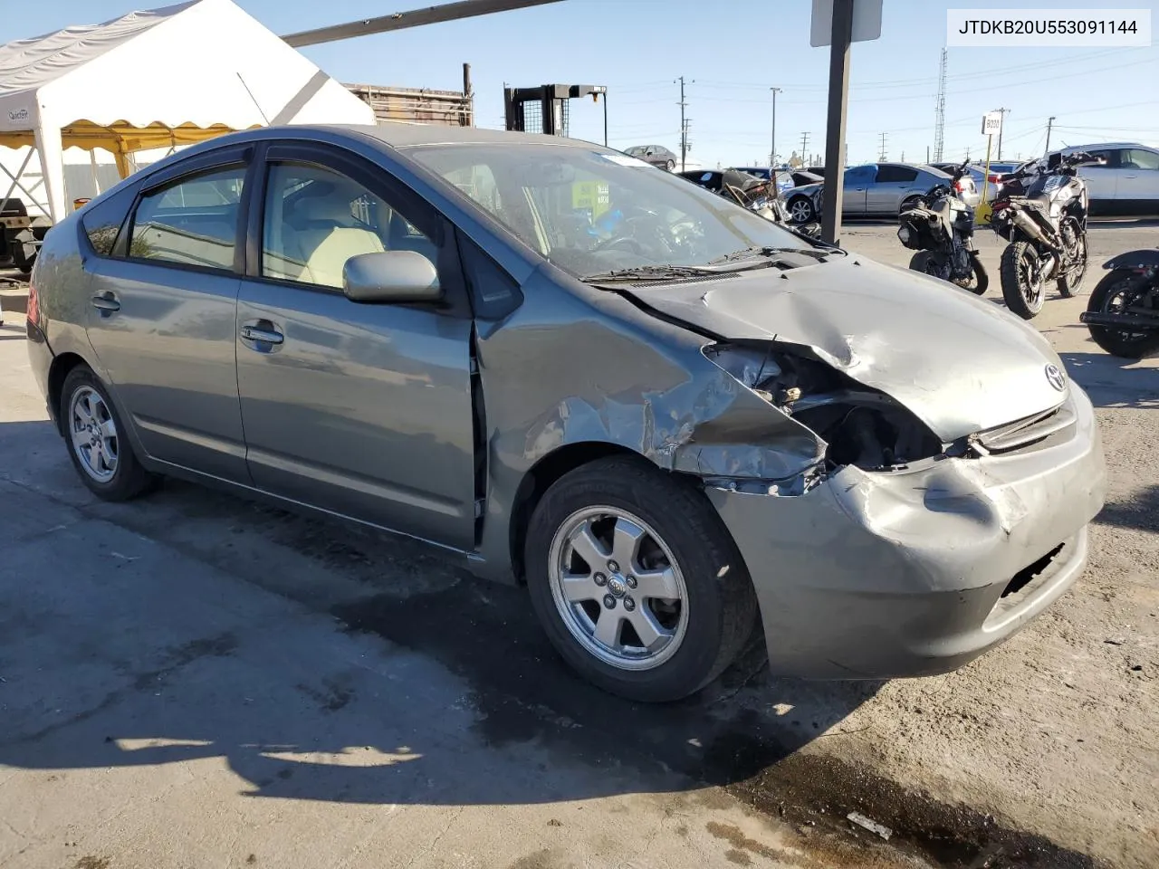 2005 Toyota Prius VIN: JTDKB20U553091144 Lot: 79002324