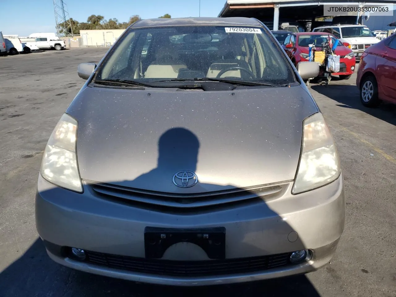 2005 Toyota Prius VIN: JTDKB20U353007063 Lot: 79203004