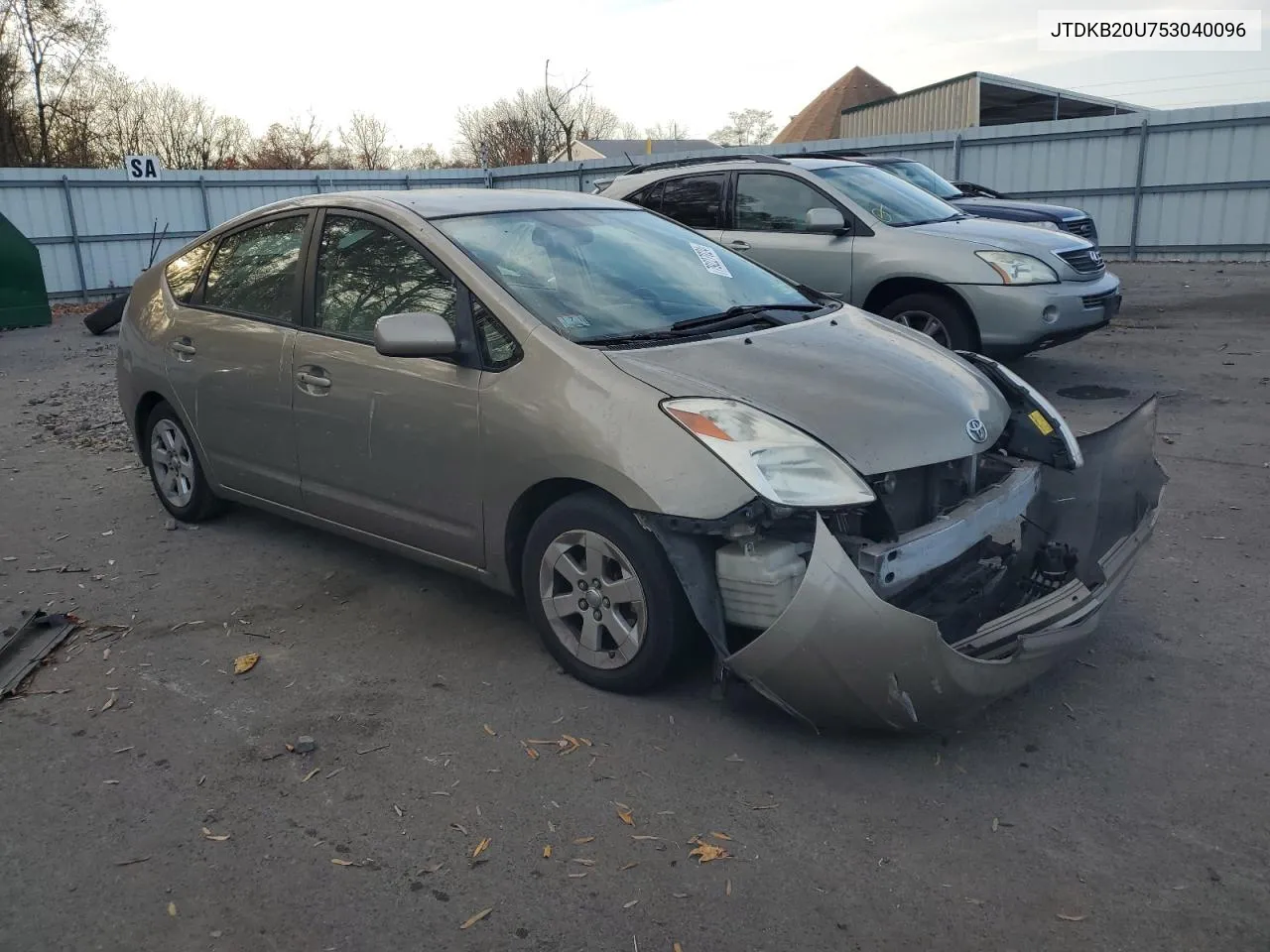 2005 Toyota Prius VIN: JTDKB20U753040096 Lot: 79227024